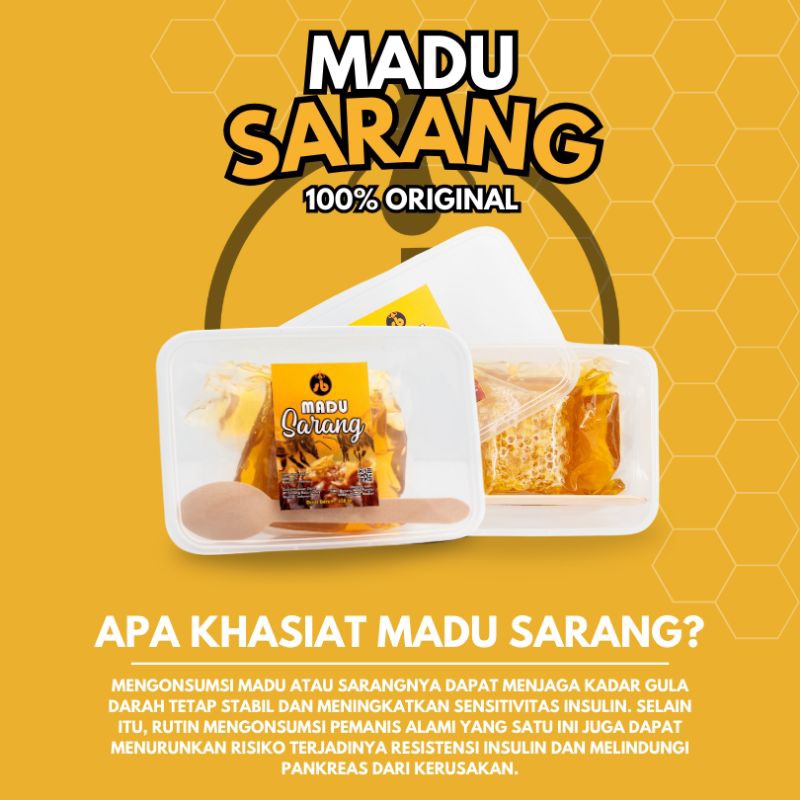 

Madu Sarang Asli murni 250gr