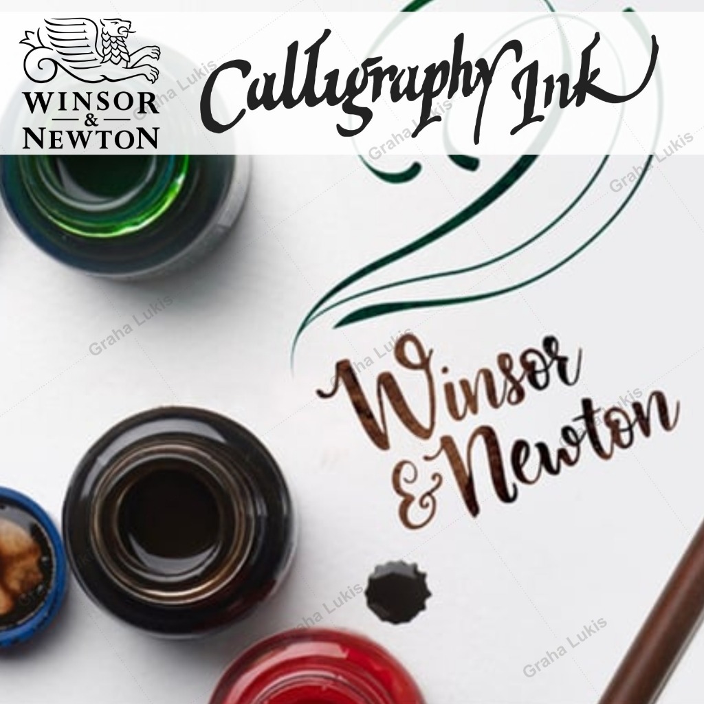 

Winsor & Newton Calligraphy Ink Gold / White / Green / Dark Blue / Crimson 30ml