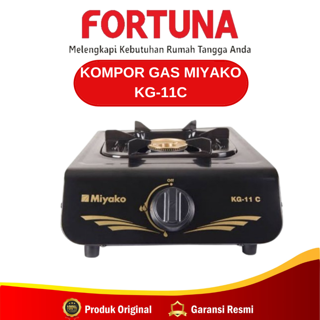 Kompor Gas Miyako KG-11C / Kompor Gas Miyako 1 Tungku