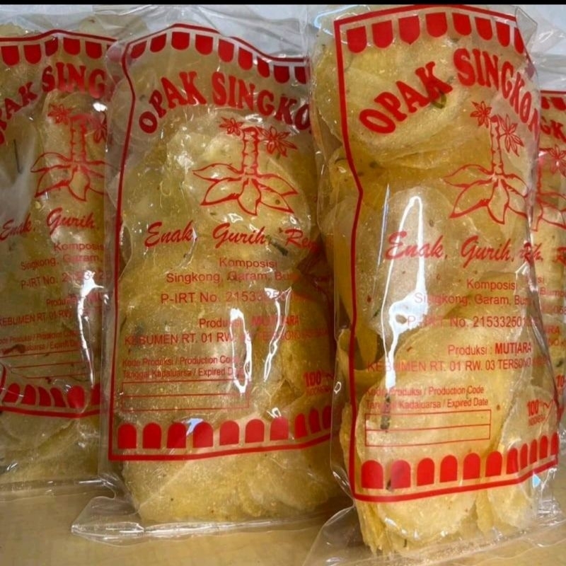 

KECIMPRING OPAK SINGKONG SAMIYEK KECIL MENTAH 250 GR