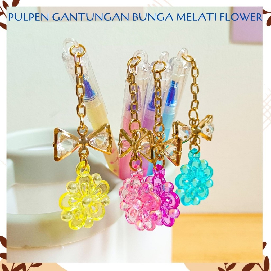 

PULPEN GANTUNGAN BUNGA MELATI FLOWER PEN PENA BOLPEN BOLPOIN LUCU ANAK ALAT TULIS KANTOR SEKOLAH MURAH TERMURAH COD