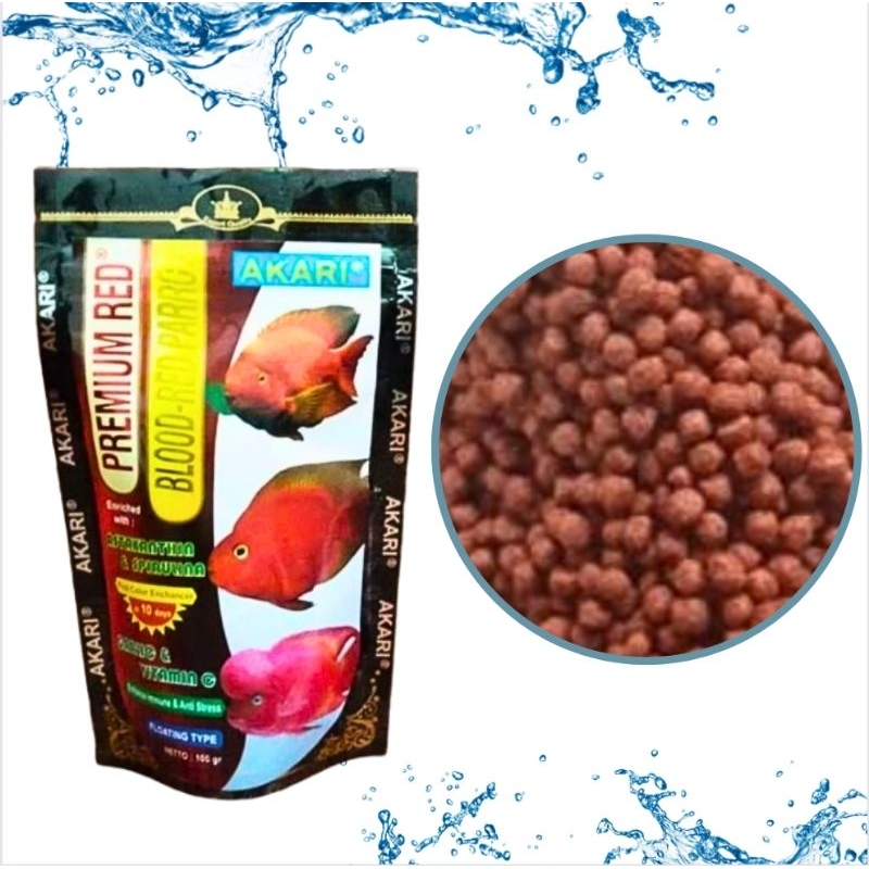 Makanan Ikan AKARI AA PREMIUM Red Parrot 100GR