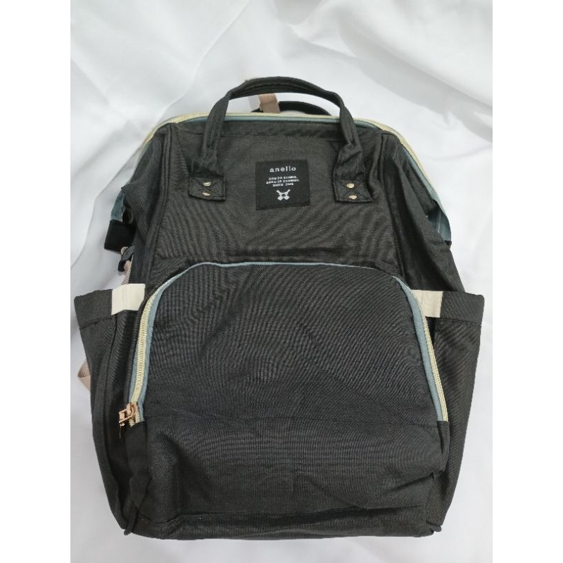DIAPER BAG ala ala ANELLO, diaper bag berguna, diaper bag ransel, ransel anello, preloved like new