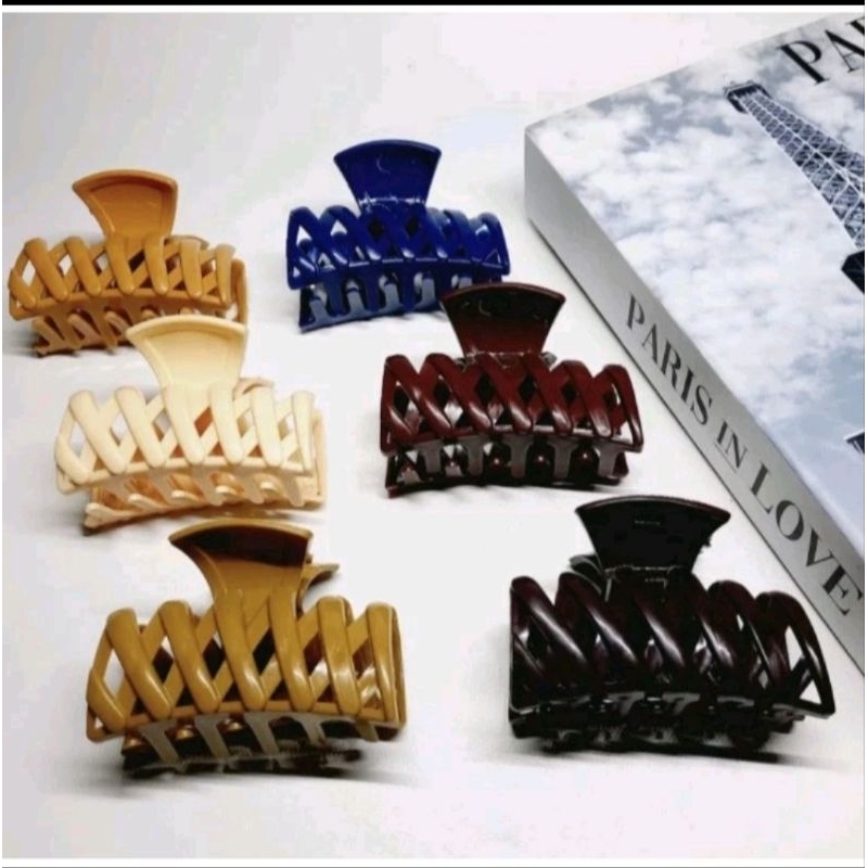 (12 pcs) JEPIT RAMBUT MODEL PAGAR 8 CM JEDAI SALON ZIGZAG 8 CM