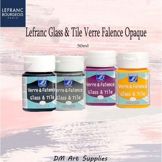 

Lefranc Glass & Tile 50ml Verre Faience Opaque Transparent