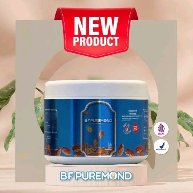 

BF Puremond boosterfactory (almond mylk plain bubuk) by booster factory