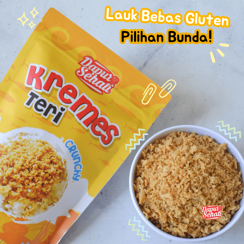 

Maknyuss1 Double Pack - Kremes Teri Dapur Sehati Paket Hemat Lauk Anak No Msg