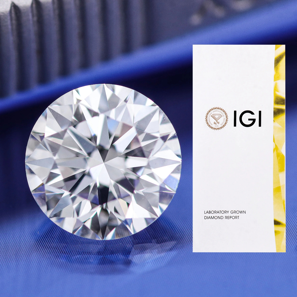 0.5ct D color  Lab Grown Diamond CVD/HPHT Diamond IGI Certifikat
