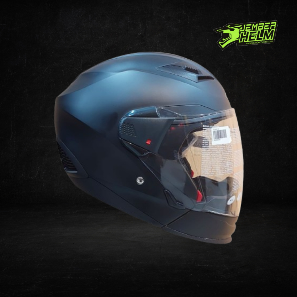Helm ZEUS ZS - 611C Solid Black Doff
