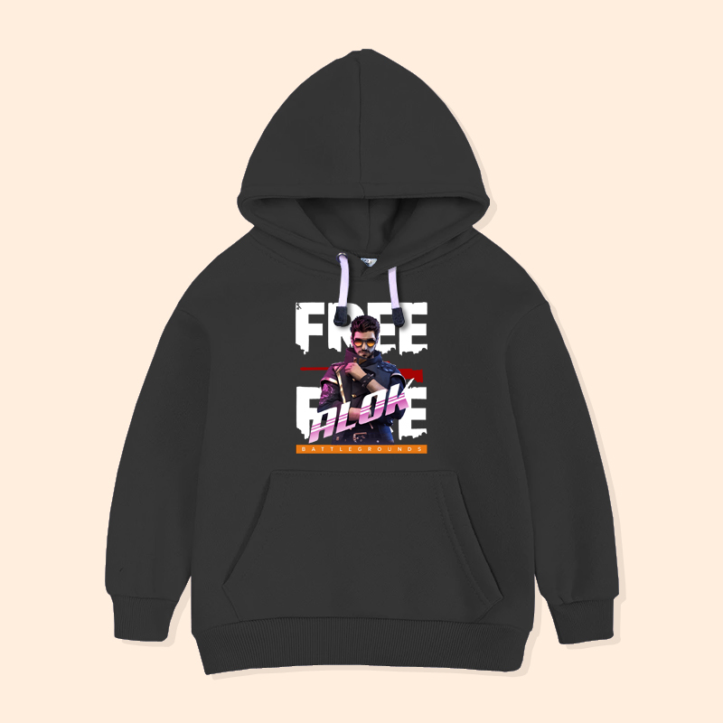 Jaket Hoodie Anak Game Free Fire Alok FF Sweater Anak FF-01