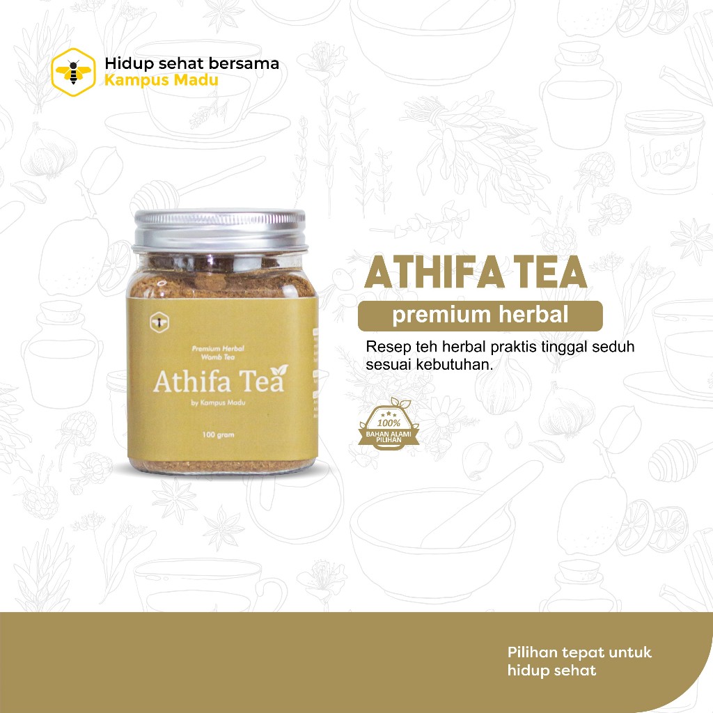 

Athifa Tea / Detox Rahim Bubuk Instan siap seduh Lancar Haid100gr