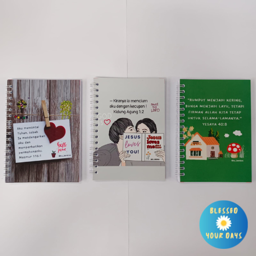 

BUKU NOTES A6 - MAZMUR + KIDUNG AGUNG + YESAYA