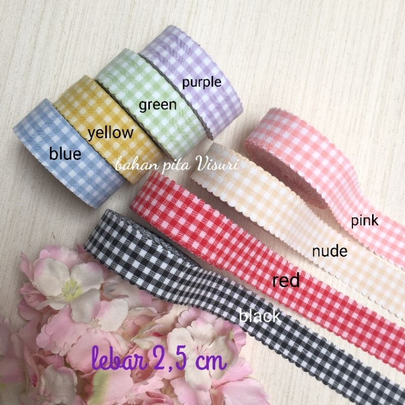 

Pita Kotak Pinggir Lengkung 2,5 cm per yard (90 cm)