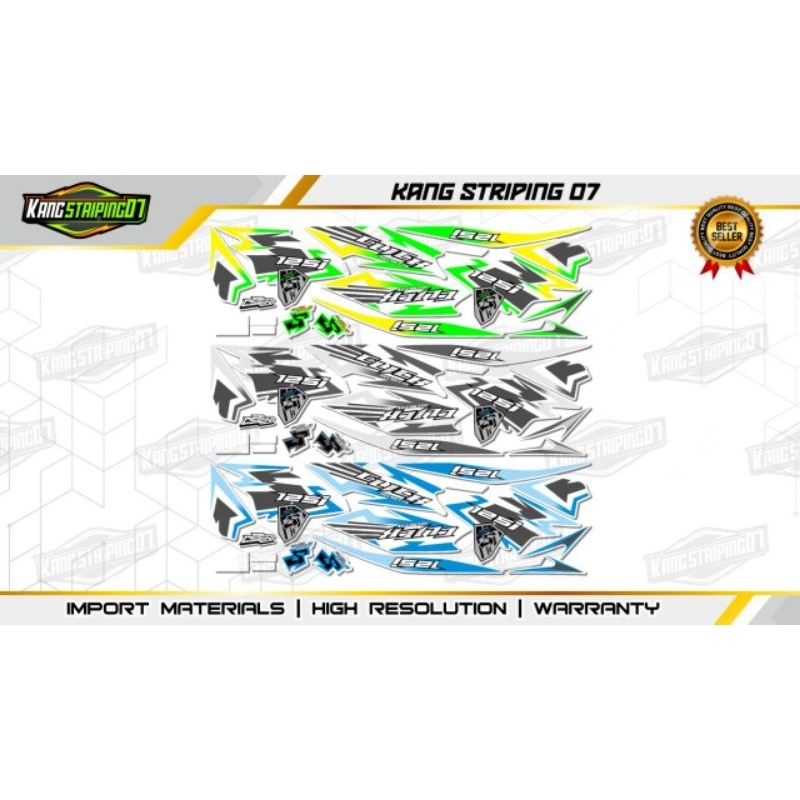 striping vario fi 2012  transparan click 125i