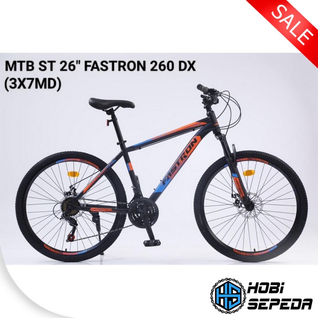 SEPEDA GUNUNG MTB 26 INCH FASTRON 260 DX 3x7 SPEED REM CAKRAM