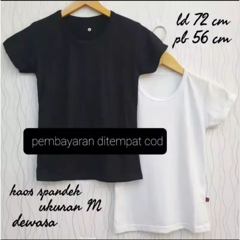 Manset kaos lengan pendek wanita