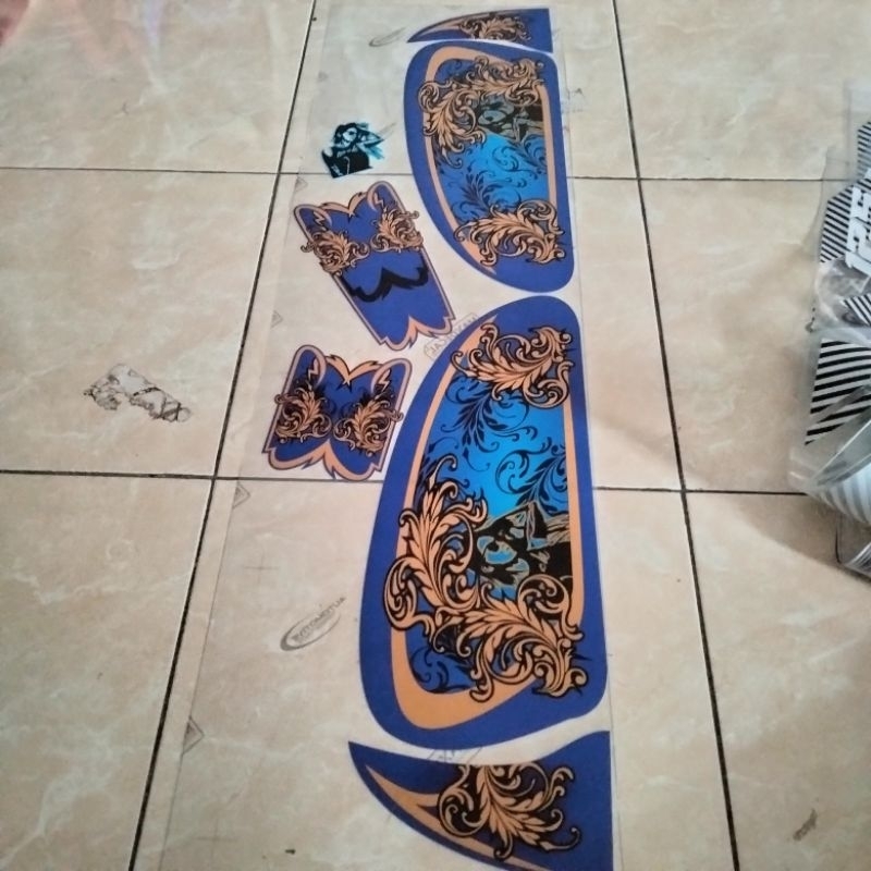 Striping CB 100 transparan batik