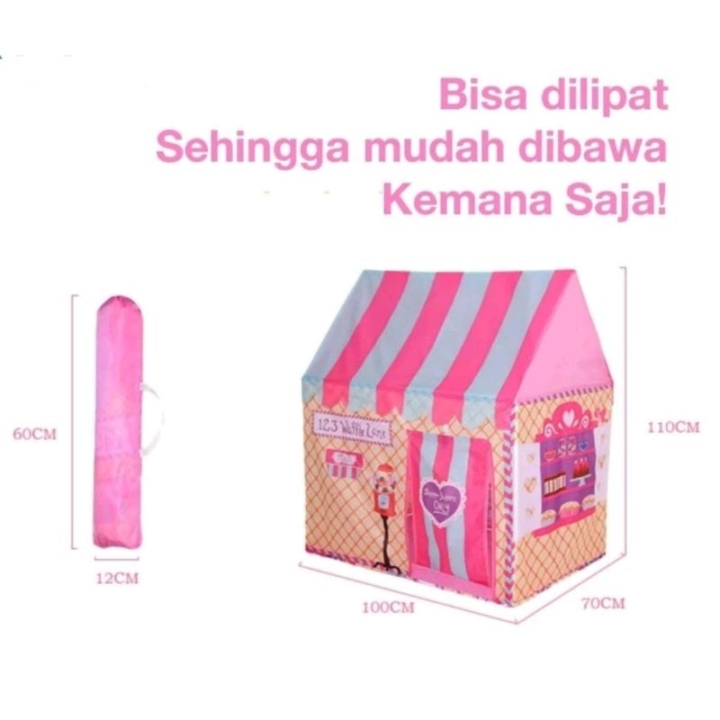 PAKAI PRIBADI Mainan Anak Perempuan Mainan Tenda Anak Tenda Anak Ice Cream Tenda Anak Murah