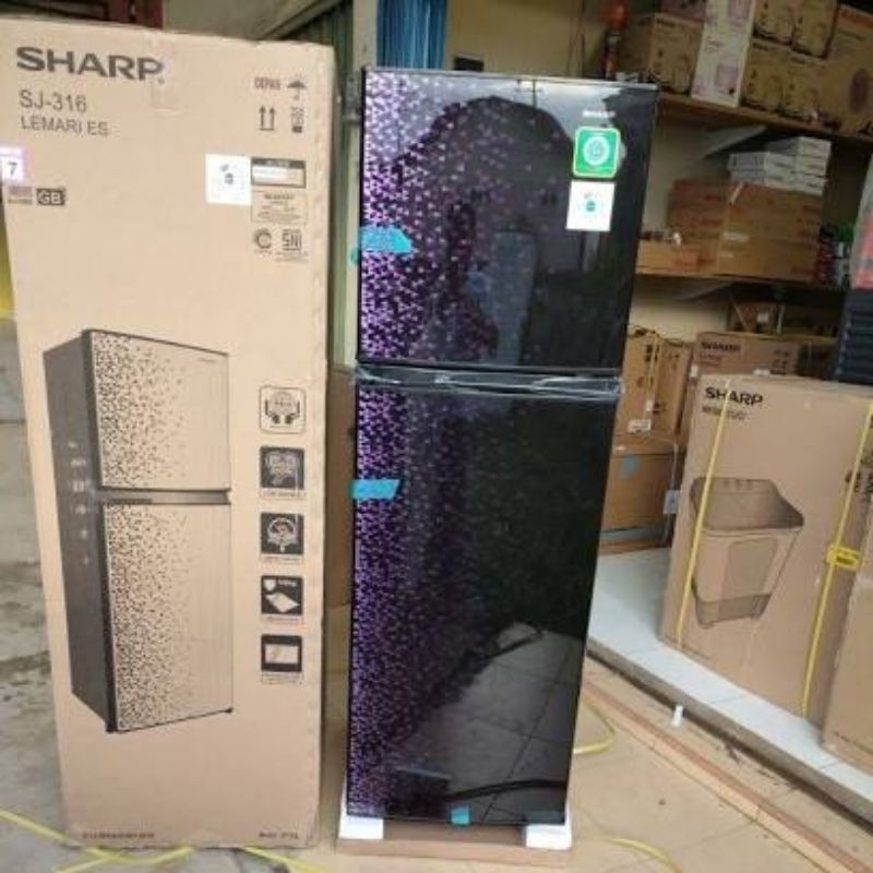 Kulkas SHARP 2pintu SJ 316MG No Frost