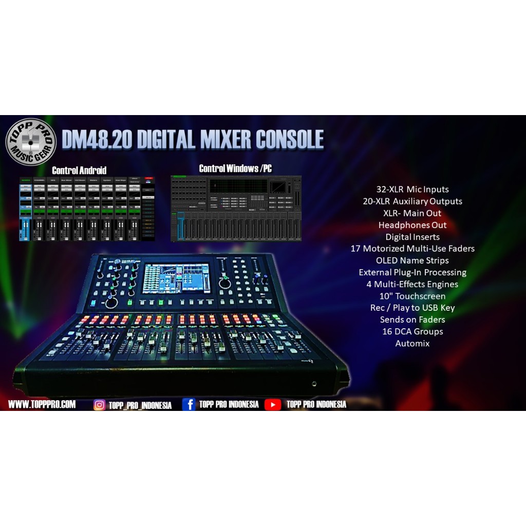 MIXER Digital topp pro DM48.20 / DM 48 – 20 / DM48-20 Original