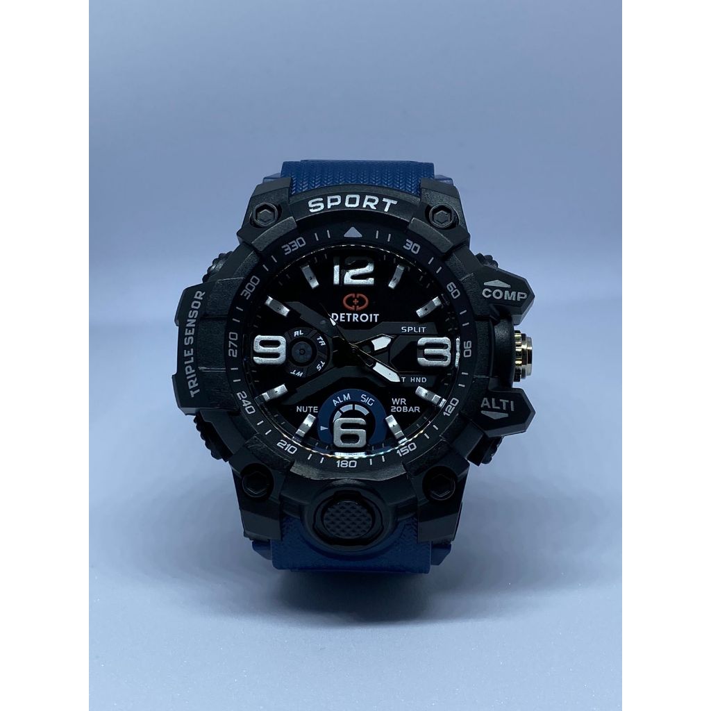 Jam Tangan SPORT Jarum Anti Air / Jam Olahraga Pria / Jam Tangan Sporty Pria /