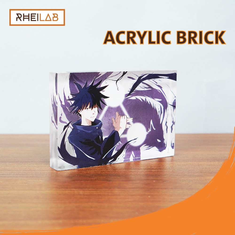 Acrylic Brick Karakter Megumi/ Pajangan Akrilik Karakter Anime