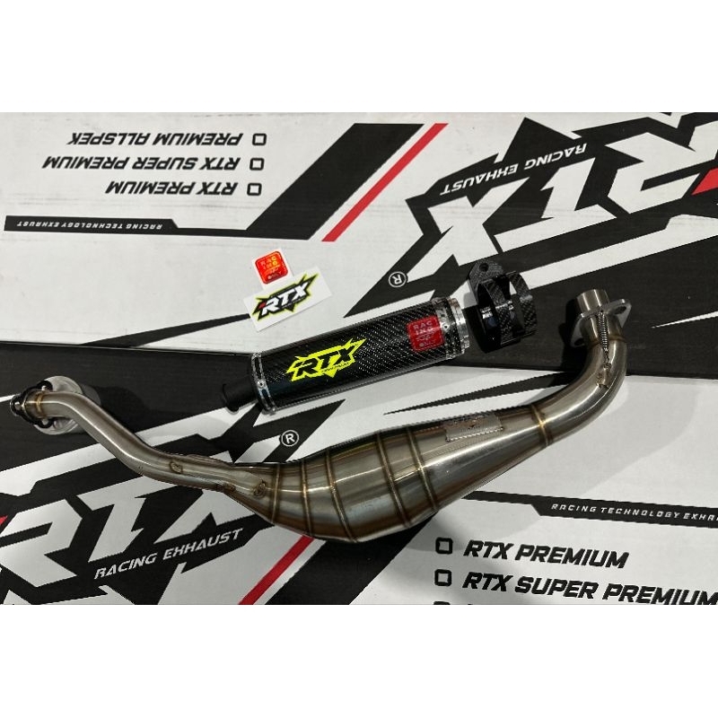 KNALPOT KOLONG F1ZR FIZR FORCE1  SUPERPRO STAINLESS CARBON KEVLAR ORIGINAL RTX RACING EXHAUST