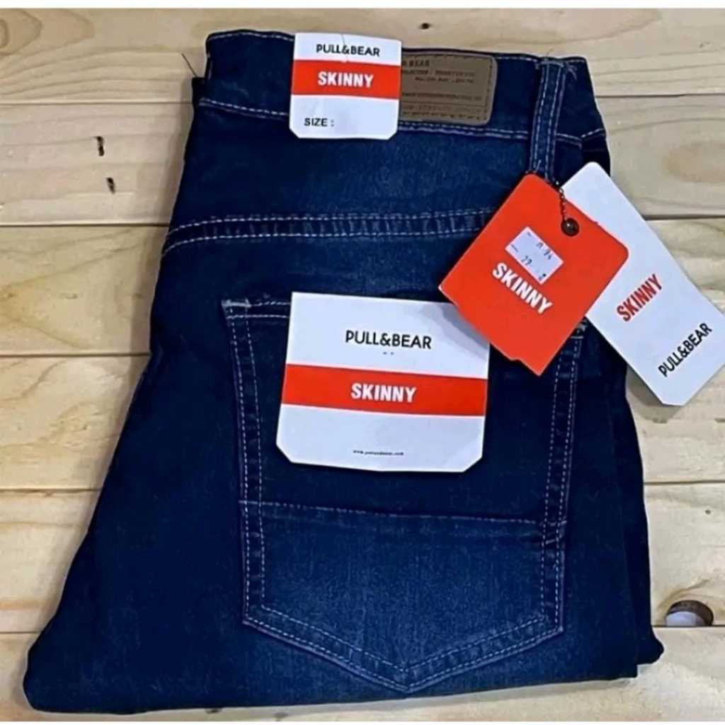 CELANA JEANS JUMBO 26-39 PENSIL PRIA TERLARIS / CELANA PULL & BEAR DISTRO SKINNY SLIMFIT MELAR