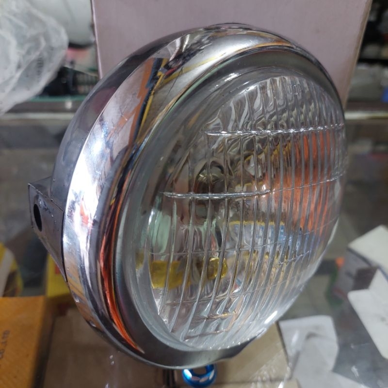 batok lampu gl100 lampu depan gl 100  lampu set  honda gl100  lampu gl100 5 inch