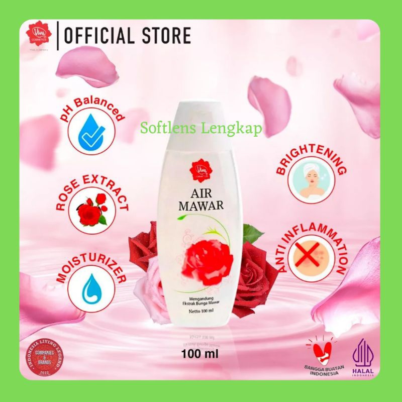 Viva Air Mawar 100ml / Air Mawar Viva 100ml