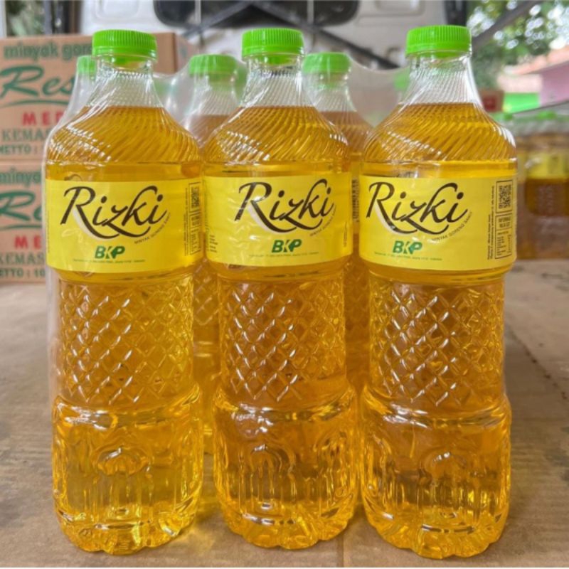 Minyak goreng Rizki 900Ml isi 12 botol 1krat