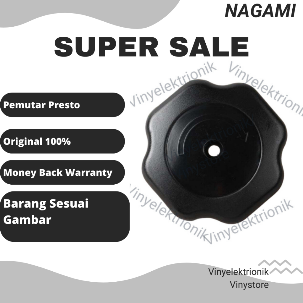 Pemutar Putaran Ori PRESTO 20, 25, 36, 50, 75 LITER NAGAMI Original