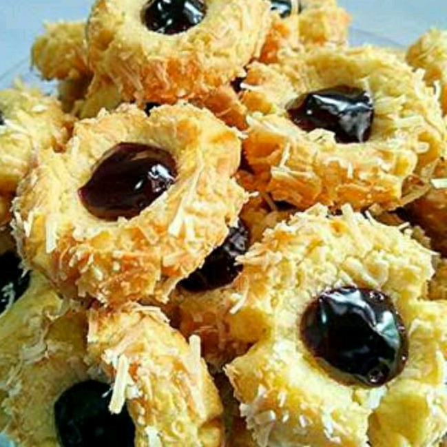 

kue thumbrint best seller/kue kering/kue lebaran/kue terenak/camilan