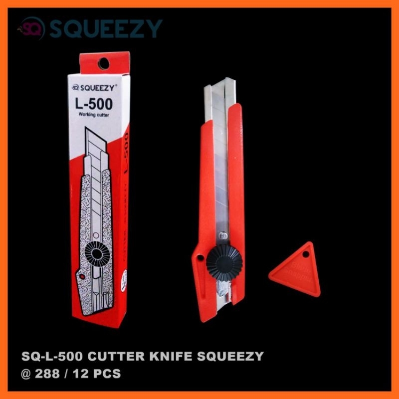 

Pisau Cutter Squeezy L-500