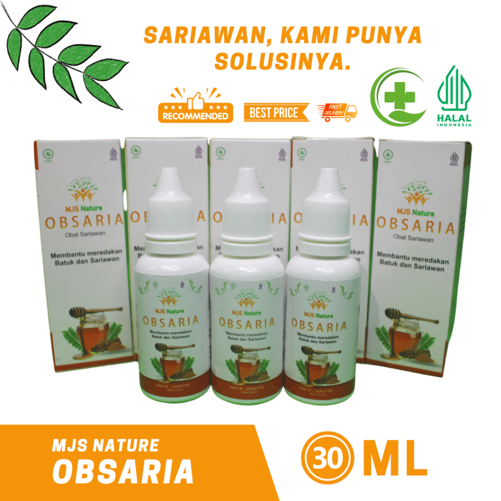 OBSARIA - Obat Batuk dan Sariawan Anak Paling Ampuh dan Tidak Perih 30 ml