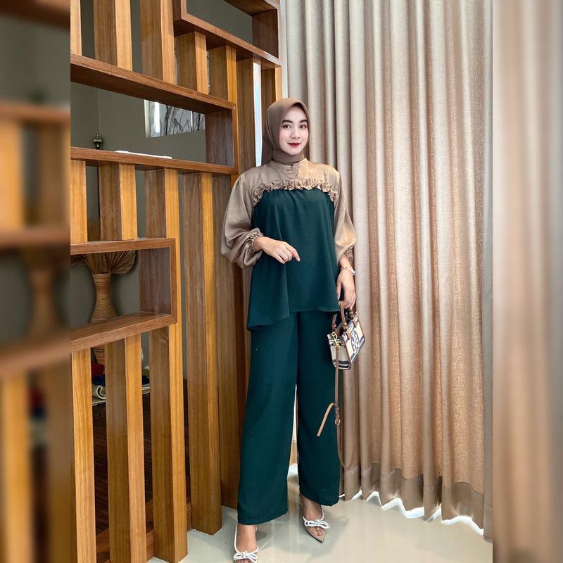 Shania One Set | One set | One Set Wanita | One Set Hijab Ootd |One Set Wanita | One Set Wanita Keki