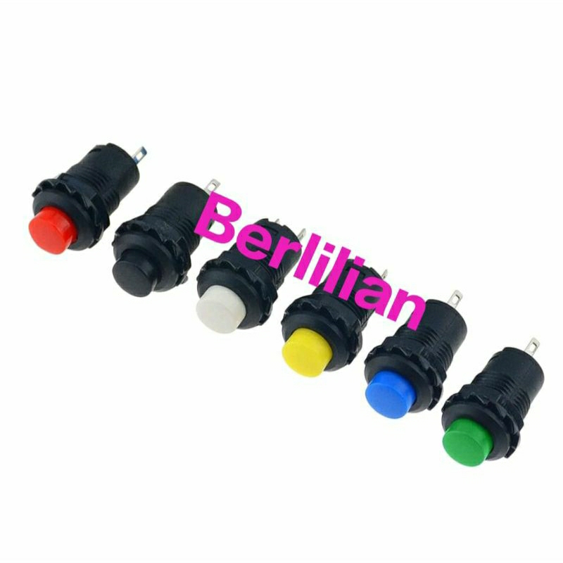 Saklar Swith PUSH ON OFF 12mm Tipe 428 Push On Off Murah Berkualitas