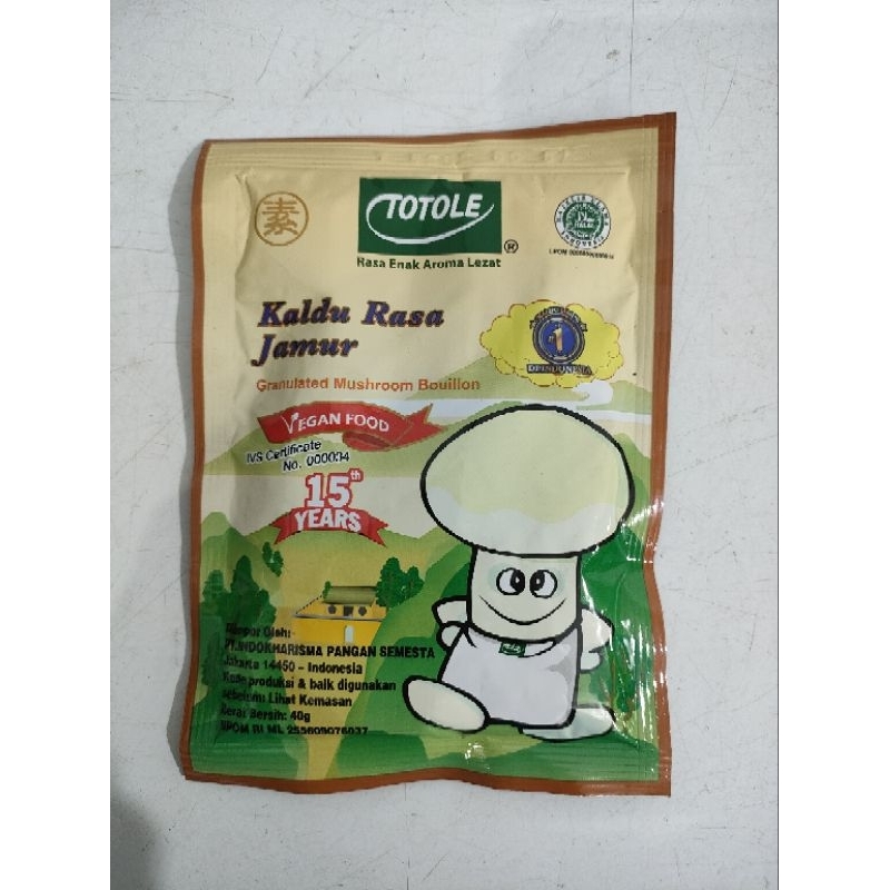 

Totole Kaldu Rasa Jamur 40 gr