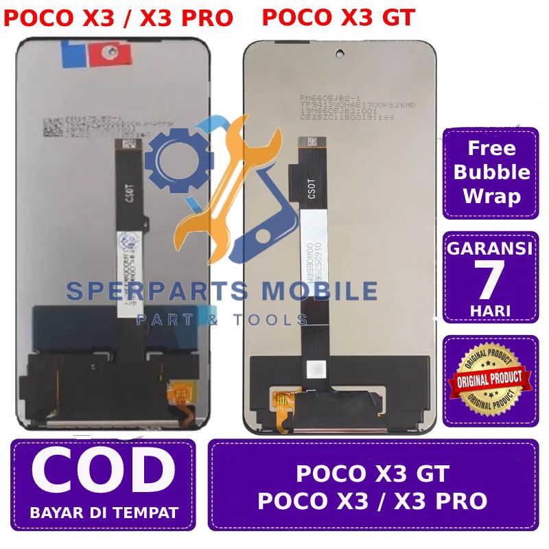 LCD TOUCHSCREEN POCO X 3 / POCO X 3 PRO / POCO X 3 GT ORIGINAL GARANSI