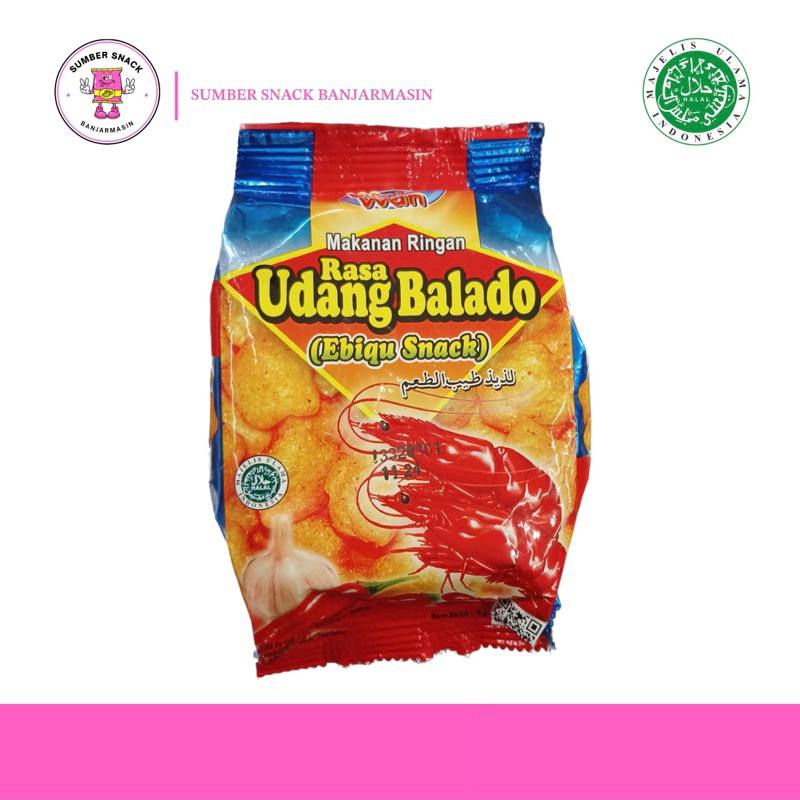 

Ebique Snack Udang Balado (18g)