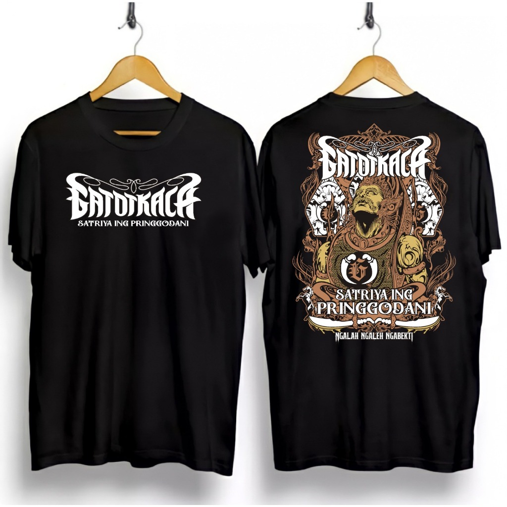 KAOS JAWA GATOTKACA - BAJU BUDAYA JAWA BALI - KAOS DISTRO KATA KATA JAWA / KAOS WAYANG - KAOS PRIA W