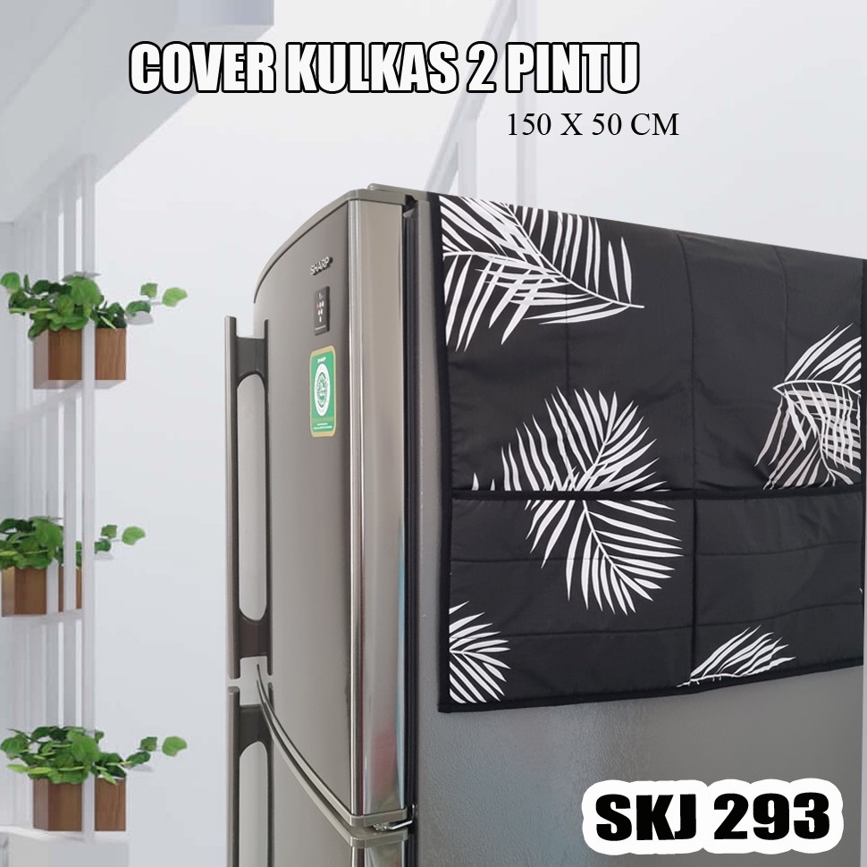 COVER  TAPLAK  SARUNG KULKAS 2 PINTU