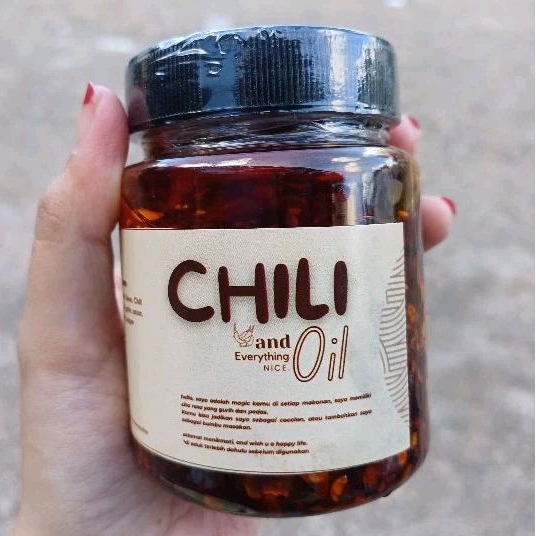 

Chili Oil Homemade Fresh Minyak Cabai Pedas 170 Gr