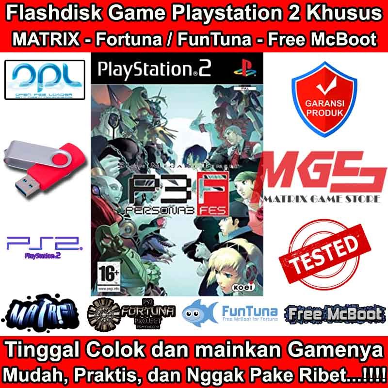 Flashdisk Game PS2 PS 2 Shin Megami Tensei - Persona 3 FES