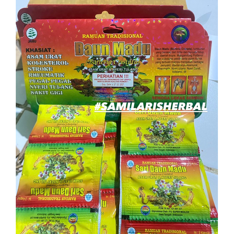DAUN MADU KAPSUL ASAM URAT ORIGINAL
