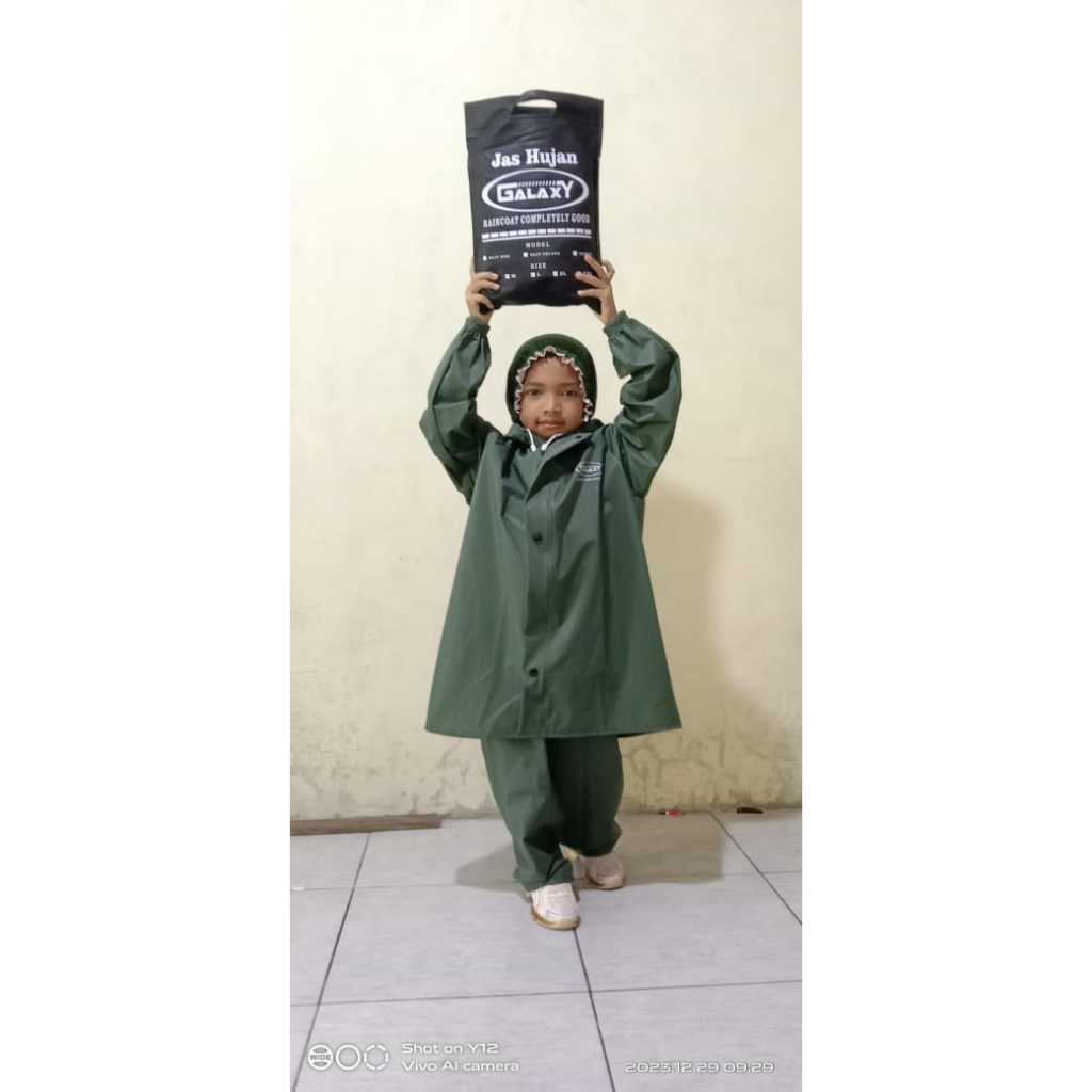 JAS HUJAN RAINCOAT MANTEL Anak anak karakter Hoodie Pria Wanita elastis Anti REMBES by GALAXY