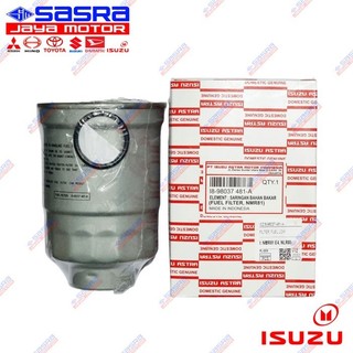 Fuel Filter Low NMR81 E4|NLR85 E4 - ISUZU GENUINE ORI ISZ.8-98037-481-A Filter Solar Bawah