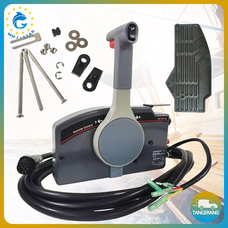 Remote Control Box Handle 7 Pin Untuk Mesin Tempel/Boat Outboard Engine Control Box