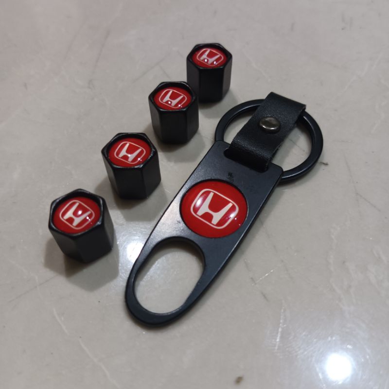 Tutup Pentil Ban Mobil Honda Merah Tire Cap