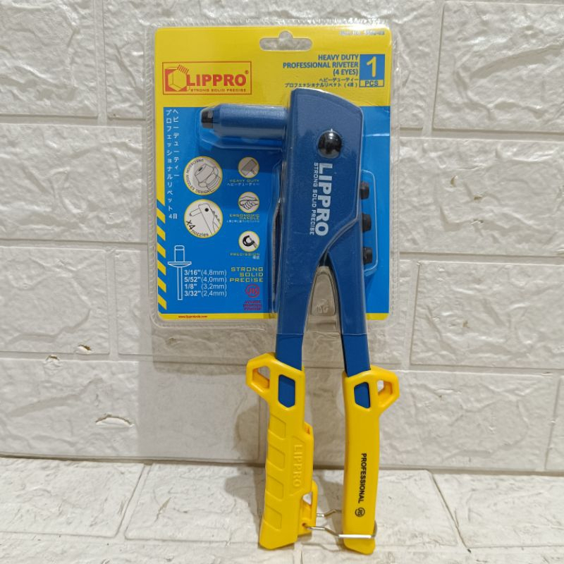 LIPPRO HEAVY DUTY Hand Riveter - Tang Rivet Rifet Ripet 5808-03